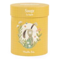 Moulin Roty &quot;Trois Petits Lapins&quot;  Knuffel konijn Salie in Geschenkdoos   | Speel je Wijs