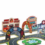 Djeco Puzzl&#039;Up &#039;City Giant&#039; vloerpuzzel - Crazy Motors| Speel je Wijs