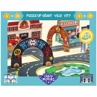 Djeco Puzzl&#039;Up &#039;City Giant&#039; vloerpuzzel - Crazy Motors| Speel je Wijs