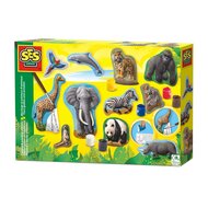 SES Gips Gieten en schilderen Dieren - Speel je Wijs