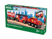 Brio Brandweer Trein &ndash; BRIO World Speelset | Speel je Wijs