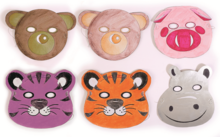 CC Dierenmaskers - 6 stuks | Speel je Wijs