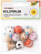 Folia Houten Kralen - Schattige dieren | Speel je Wijs