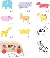 Bigjigs Vormenwagen Dieren | Speel je Wijs