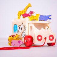 Bigjigs Vormenwagen Dieren | Speel je Wijs