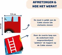 Coblo Magneet Toppers Transport 60 stuks| Speel je Wijs