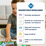 Coblo Magneet Toppers Dieren 60 stuks| Speel je Wijs