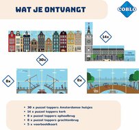 Coblo Magneet Toppers Little Amsterdam 60 stuks| Speel je Wijs