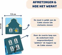 Coblo Magneet Toppers Little Amsterdam 60 stuks| Speel je Wijs