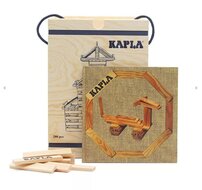 Kapla Set - 280 Case &amp; Kaplaboek Bruin | Speel je Wijs
