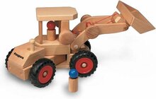 Fagus - Houten Vrachtauto &quot;De Graafmachine&quot; 3+ | Speel je Wijs