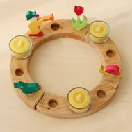 Grimm&#039;s Steker Waxinehouder Glas - Per Stuk | Speel je Wijs