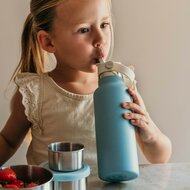 Smikkels RVS Thermos Drinkfles 500ml - Blauw | Speel je Wijs