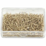 Pony Stalen Kopspelden voor Pailletten en Kralen - Goud | Speel je Wijs