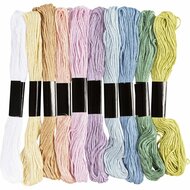 Creative Company Borduurgaren - Pastelkleuren | Speel je Wijs