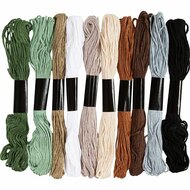 Creative Company Borduurgaren - Natuurlijke kleuren | Speel je Wijs