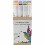 Creative Company Alcohol Markers - 12 Standaard Kleuren | Speel je Wijs