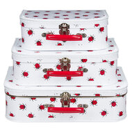 Kinderkoffer - Lieveheersbeestje 35cm | Speel je wijs