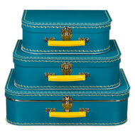 Kinderkoffer - Petrol 35cm PER STUK | Speel je wijs