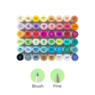Ohuhu Honolulu B Alcohol Art Markers - Brush &amp; Fine - 48 kleuren | Speel je Wijs