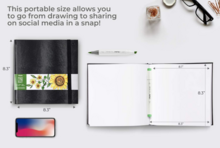 Ohuhu Alcohol marker Schetsboek 21 x 21 cm &ndash; 200 grams &ndash; 78 vellen| Speel je Wijs