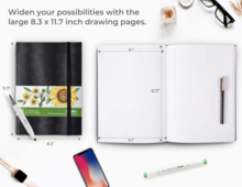 Ohuhu Alcohol marker Schetsboek A4 &ndash; 200 grams &ndash; 78 vellen | Speel je Wijs