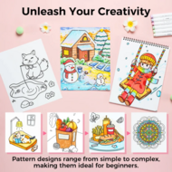 Ohuhu Kleurboek voor Alcoholmarkers - My simple pleasure | Speel je Wijs