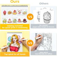 Ohuhu Kleurboek voor Alcoholmarkers - Enjoy the sweet moment | Speel je Wijs