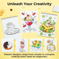 Ohuhu Kleurboek voor Alcoholmarkers - Enjoy the sweet moment | Speel je Wijs