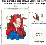 Ohuhu Kleurboek voor Alcoholmarkers - Portraits of joy | Speel je Wijs