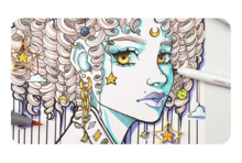 Ohuhu Fineliners - Zwart - Set van 8 | Speel je Wijs