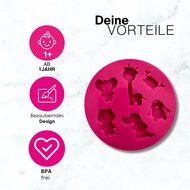 KNET&Auml;&reg; - Knet&auml; Silicone Vorm - Zoodieren 1+| Speel je Wijs