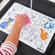 KNET&Auml;&reg; - Siliconen Tekenbord / Placemat voor Onderweg 2+ | Speel je Wijs