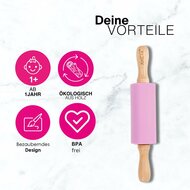 KNET&Auml;&reg; - Knet&auml; Silicone Roller - Lila 1+ | Speel je Wijs