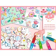 Djeco Cre&euml;ren met 100 Vormen - Girls 3-6 jaar | Speel je Wijs