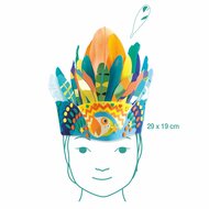 Djeco DIY - Knutselset Hoofdtooi Rio | Speel je Wijs