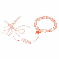 Djeco DIY - Knutselset armbandjes maken met papieren kralen | Speel je Wijs