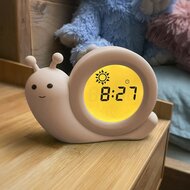 Alecto Slaaptrainer / Wekker -Slak Simon Taupe | Speel je Wijs