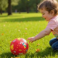 Little L &ndash; Rubber Bal Hero's 18 cm | Speel je Wijs