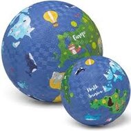 Little L - Rubber Bal World - Small 13cm | Speel je Wijs