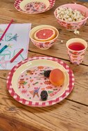 RICE Melamine Beker met Heldenprint Roze - Medium 250 ml | Speel je Wijs