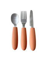 KiddyKutter Kinderbestek - Peach | Speel je Wijs