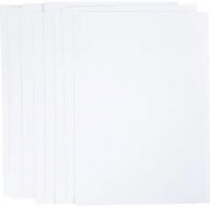 CC Hobby Wateroplosbare Borduurvellen - Blanco A5 - 8 Vel | Speel je Wijs