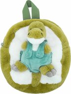 Cute by Felix&nbsp;Knuffel Rugzak met Knuffeltje&nbsp;- Dino Lila| Speel je Wijs