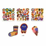 Djeco Vilten stickers - De Grappige | Speel je Wijs