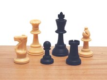 HOT Games kunststof Schaakstukken in Zak | Speel je Wijs