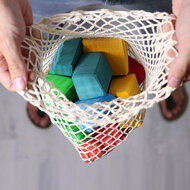 Grimm's houten Waldorf Blokken - Gekleurd | Speel je Wijs