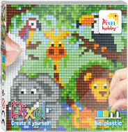 Pixelhobby Set Dierenrijk - Jungle 6+| Speel je Wijs
