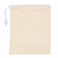 CC Hobby - Katoenen Knikkerzak - 21x25cm - Naturel | Speel je Wijs