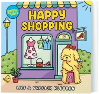 Lantaarn Kleurboek Sunny Vibes - Happy Shopping | Speel je Wijs